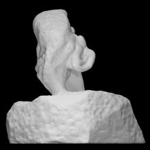 Hand Scan Skulptur Marmor Französisch Frankreich Vorabend Rodin Europa Adam auguste 3d print model - Mito3D