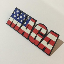 maga rozet moda Aksesuarlar Amerika mücevher Birleşik Devletleri bayrak takı 3d print model - Mito3D