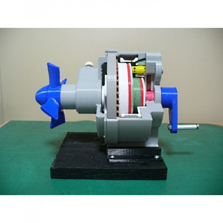 jet engine component torque meter planetary gear type education piston oil cylinder turboprop 3D print model - Mito3D