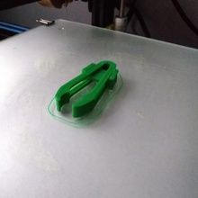 sliding clip clamp bag chips slider 3d print model - Mito3D