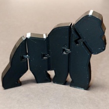 flexi artikuliert Gorilla Tier 3d print model - Mito3D