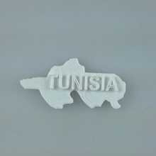 map tunisia education 3d print model - Mito3D