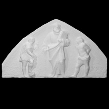relief scan architecture decorative figure sculpture character scene saint 3d print model - Mito3D