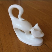 african cat sculpture education africa statue test decor 3d print model - Mito3D