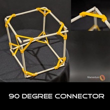 angled connectors toys & games building education toy connector platonicsolids 3d print model - Mito3D