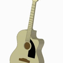 gitar enstrüman 3d print model - Mito3D