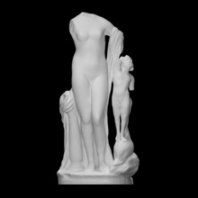 Aphrodite Anadyomene Scan Delfin Zahl Porträt Meer Venus Wasser Art bildlich Putto steigend 3d print model - Mito3D