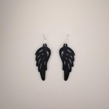 angel wings earrings 3d print model - Mito3D
