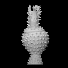fish shaped vazo taramak Amerika mobilya mitoloji heykel din 3dprint kalıp Maya 3dscan güney pişmiş toprak oyulmuş 3d print model - Mito3D