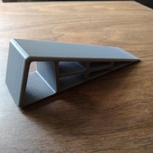 típico puerta cuña 3d print model - Mito3D