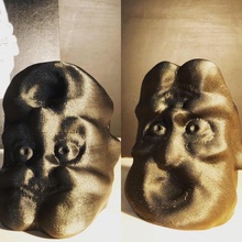 Paradox Gesicht Kunst Anzeige Geheimnis optisch Skulptur Magie Unterstützung alter Illusion vr Okulus visuell Prunkstück optische Täuschung 3d print model - Mito3D