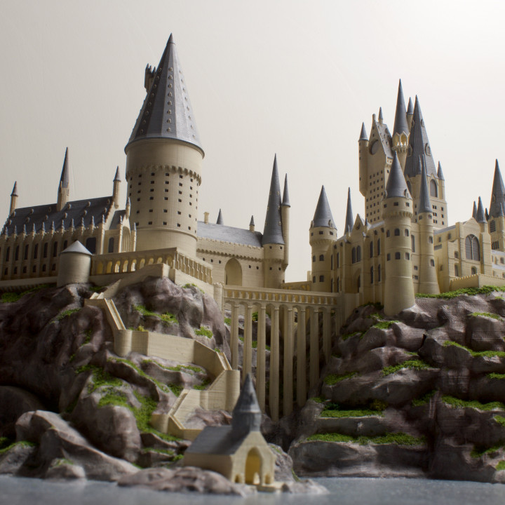 hogwarts castle architecture harrypotter 3D print model - Mito3D