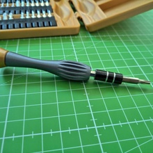 pocket precision bit screwdriver set + case handy screw tool 3dprinted bits 3d print model - Mito3D