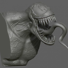 venom bust figure marvel sculpture character spiderman comic carnage comocs 3d print model - Mito3D