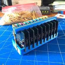 bbc micro bit holder 10 board storage microbit case holdersteam 3d print model - Mito3D