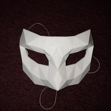 geometric masquerade mask 3d print model - Mito3D