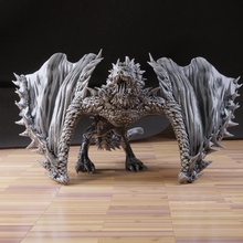 dragon table créature fantaisie Jeu monstre statue miniature sculpter Skyrim trône figurines vyvern 3d print model - Mito3D