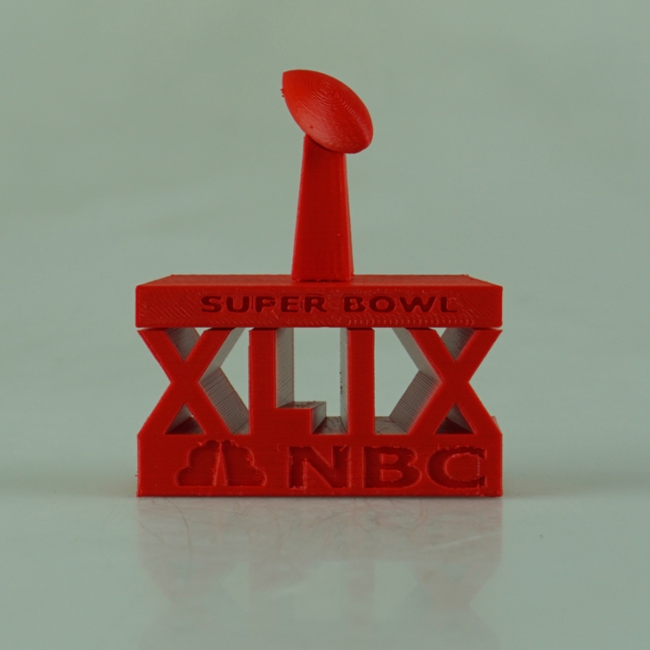 cup super bowl fan art trophy superbowl 3D print model - Mito3D