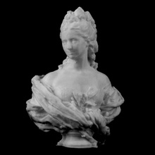 baroness sipiere national art museum copenhagen denmark scan carpeaux 3d print model - Mito3D