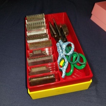 kesme makinesi bıçak ağzı kutuları Kapaklar köpek tımar bıçaklar makas berber salon bakıcılar vejetaryen 3d print model - Mito3D
