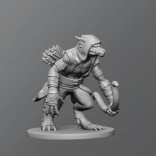 kobold escaramuçador tampo mesa dnd masmorras dragões 3d print model - Mito3D