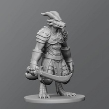 kobold guerrero mesa dnd mazmorras dragones 3d print model - Mito3D