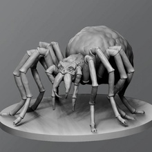 skullspider tabletop spider dnd dungeonanddragons 3d print model - Mito3D