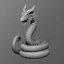 WURM tampo mesa dnd masmorras dragões 3d print model - Mito3D