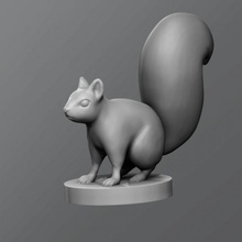 ardilla mesa animal dnd mazmorras dragones 3d print model - Mito3D
