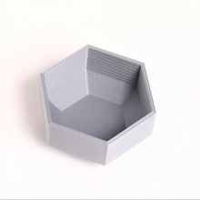 hexagon bowl breakfast china condiment cup desk dinner dish drinking kitchen office plate tray organizer ashtray bowls snack organize ashcup cups lunch organized plates trays officesupplies snacks dishes flatware servingdish 3d print model - Mito3D