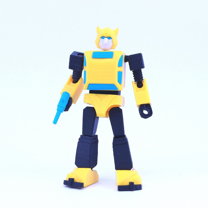 articulated g1 transformers bumblebee - supports game robot toy autobots megatron actionfigure optimus 3D print model - Mito3D