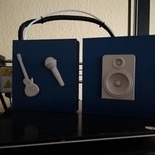 gutschein musikschachtel Coupen Musik Box Gadgets Elektronik musik schachtel 3d print model - Mito3D