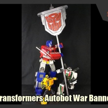 transformadores autobot guerra bandeira autocracia 3d print model - Mito3D