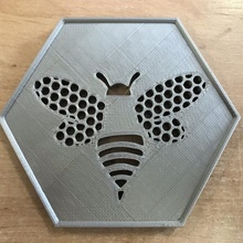 ape sottobicchiere giardino 3d print model - Mito3D