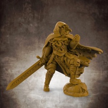 rpg ölüm şövalye 32mm ölçek masaüstü kafatası runeler d dnd yol bulucu Şövalyesi Korkunç Şövalye 3d print model - Mito3D