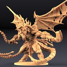 baalzrodan demonio Rey mesa jefe diablo dragones épico monstruo martillo guerra miniatura Príncipe legendario balrog calabozo pozo balor archidemonio Khorn 3d print model - Mito3D