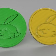 gulpin pokemon coasters pair coaster tutorial idealab 3d print model - Mito3D