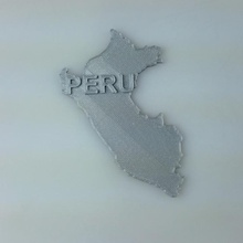 mapa perú educación 3d print model - Mito3D