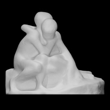 conforto Varredura figura amar escultura estátua casal russo figurativo alabastro apaziguamento calmante 3d print model - Mito3D