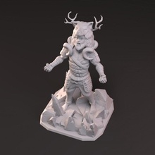 druide table 3d print model - Mito3D