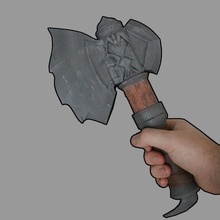 axe duran design wow solidworks propmaking warcreaft 3d print model - Mito3D