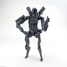 pathfinder apex legends articulated action figure robot videogame actionfigure 3d print model - Mito3D