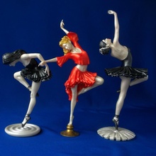 ballerines jardin figurine fille sculpture personnage Danseur ballet 3d print model - Mito3D