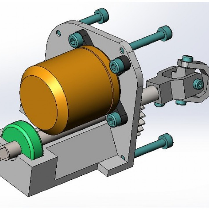 Getriebe Motor rc Differential Fahrt Übertragung rcopen Gefahren 3D print model - Mito3D