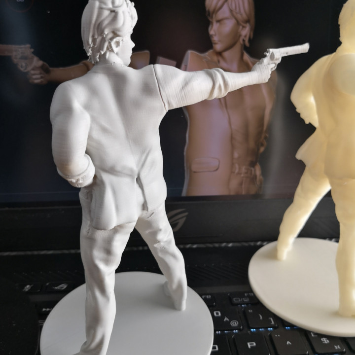 city hunter ryo saeba fan art figurine 3D print model - Mito3D