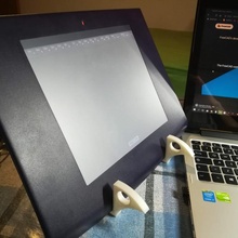 pen tablet stand gadgets & electronics holder design support wacom enricosx 3d print model - Mito3D