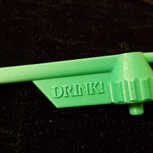 Sprudel Flasche Tülle Getränk Wasser recyceln Düse Extruder Sport Gewinde spritzen sca Hydrat pco 1881 no touch 3d print model - Mito3D