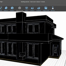druckbar Haus Modell 1 100 Architektur Gebäude Selfcad 3d print model - Mito3D