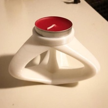 modern tealight holder Bahçe Kulp destek ışık tutucu 3d print model - Mito3D