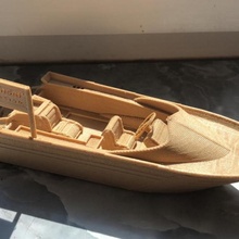 maravilloso barco fácil impresión juguetes juegos modelo Embarcacion motora 3d print model - Mito3D
